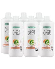 Aloe Vera Żel do picia o smaku brzoskwiniowym 6pak