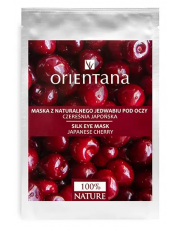 Orientana Maska z naturalnego jedwabiu pod oczy czereśnia japońska